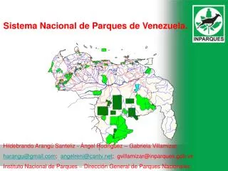 Sistema Nacional de Parques de Venezuela.