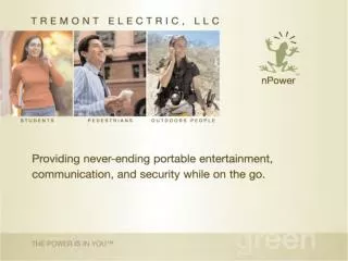 Tremont Electric, LLC. Alternative Energy start-up company located in the Tremont neighborhood of Cleveland.