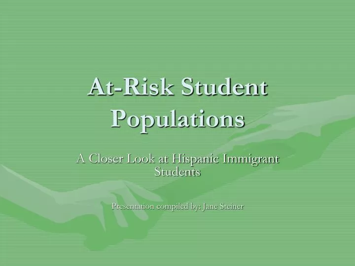 at risk student populations