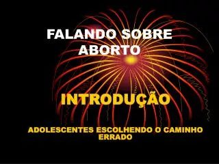 falando sobre aborto
