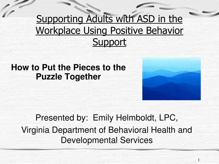 supporting adults with asd in the workplace using positive behavior support