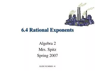 6.4 Rational Exponents