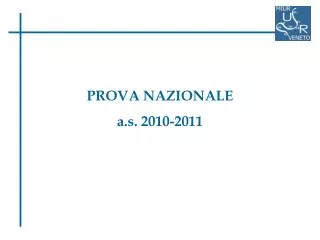 PROVA NAZIONALE a.s. 2010-2011
