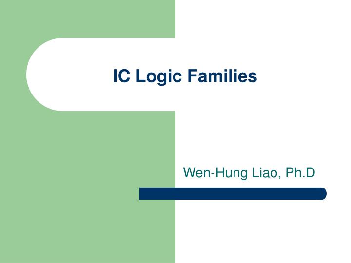 ic logic families