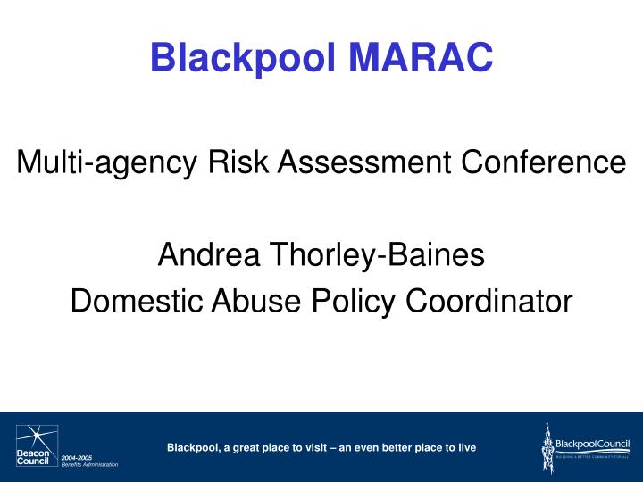 blackpool marac