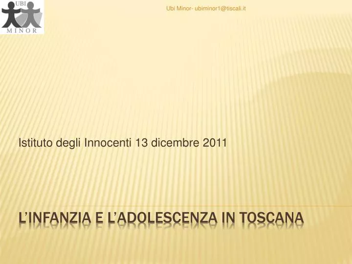 istituto degli innocenti 13 dicembre 2011