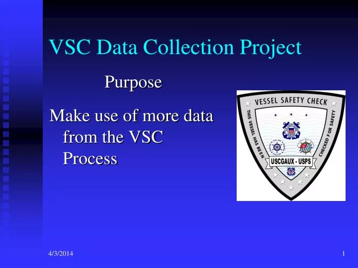vsc data collection project