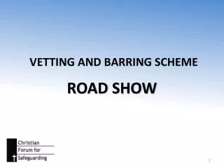VETTING AND BARRING SCHEME
