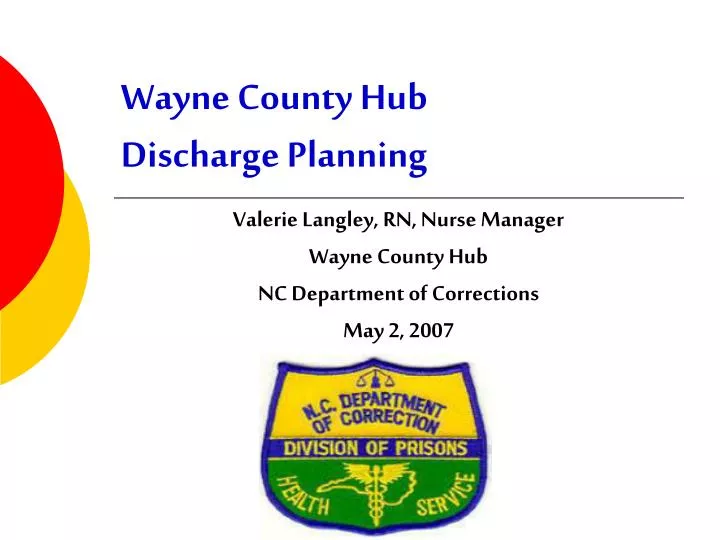 wayne county hub discharge planning