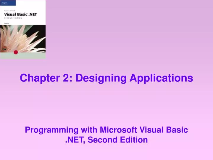chapter 2 designing applications