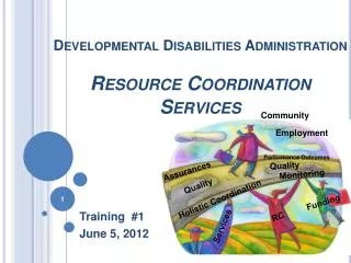 Developmental Disabilities Administration Resource Coordination Services