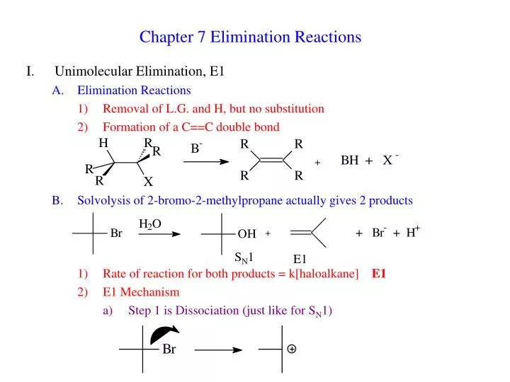 chapter 7 elimination reactions