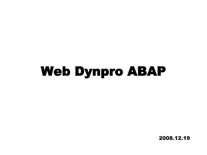 web dynpro abap