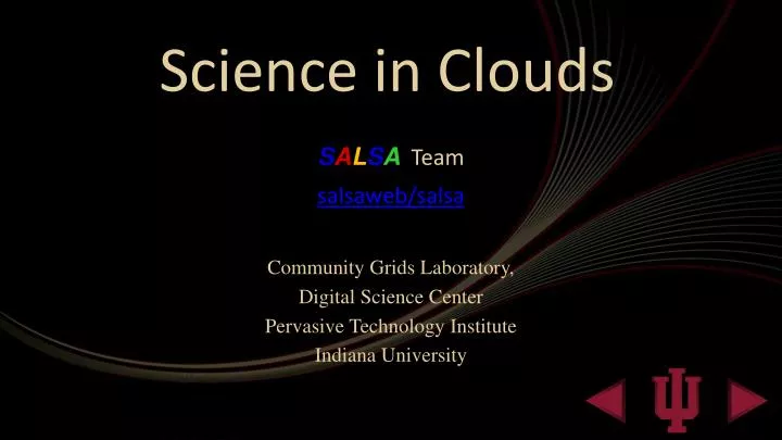 science in clouds