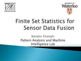 Finite Set Statistics for Sensor Data Fusion