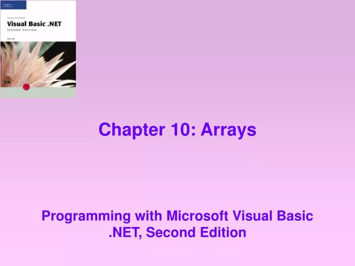 chapter 10 arrays