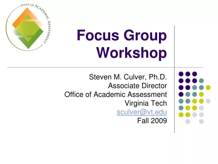 focus group workshop