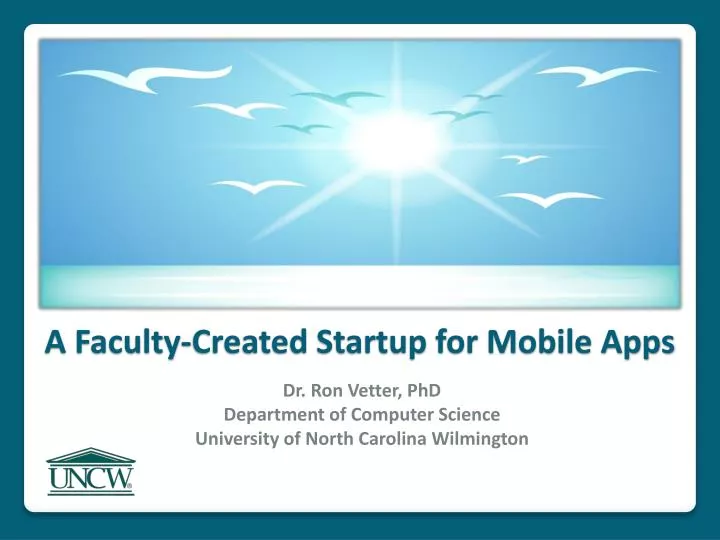 a faculty created startup for mobile apps