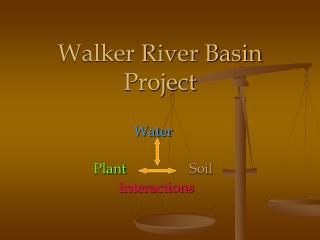 Walker River Basin Project