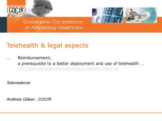 Telehealth &amp; legal aspects