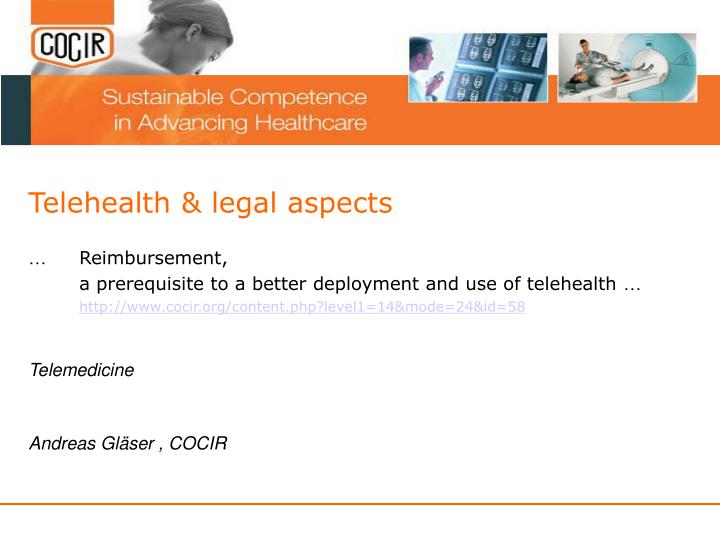 telehealth legal aspects