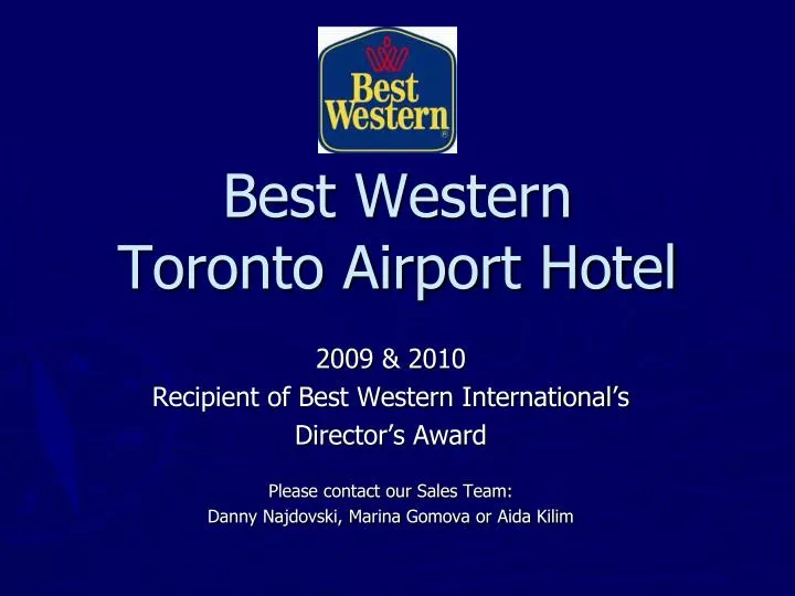 best western toronto airport hotel