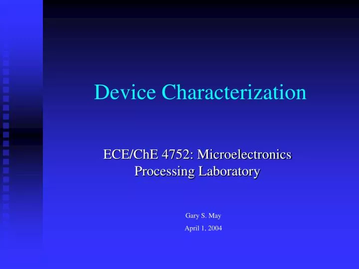 device characterization