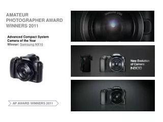 AMATEUR PHOTOGRAPHER AWARD WINNERS 2011