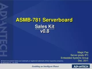 ASMB-781 Serverboard