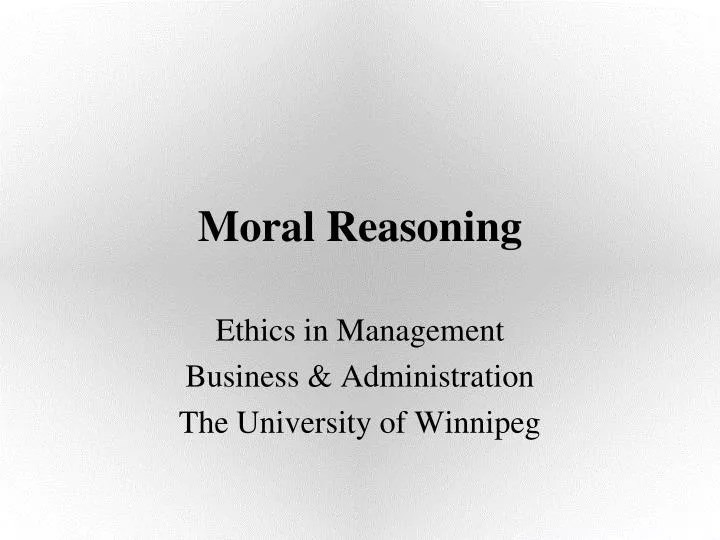 moral reasoning