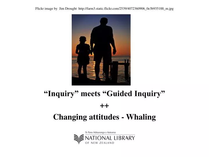 inquiry meets guided inquiry changing attitudes whaling
