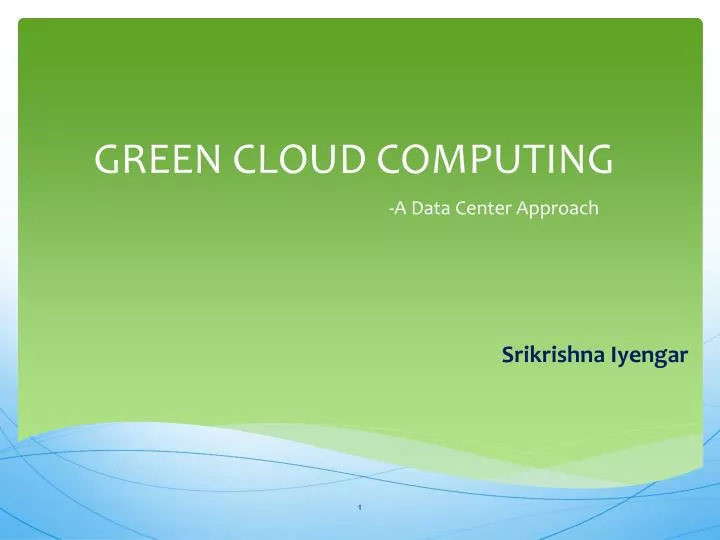 green cloud computing