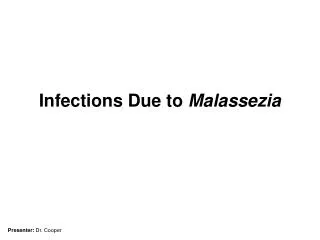 Infections Due to Malassezia