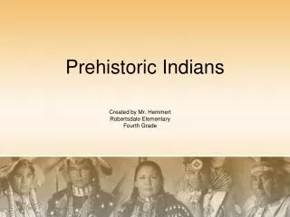 Prehistoric Indians