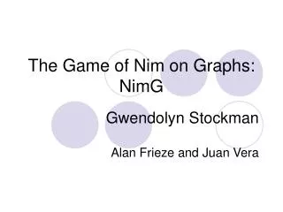 The Game of Nim on Graphs: NimG