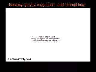 isostasy, gravity, magnetism, and internal heat