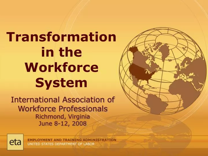 transformation in the workforce system