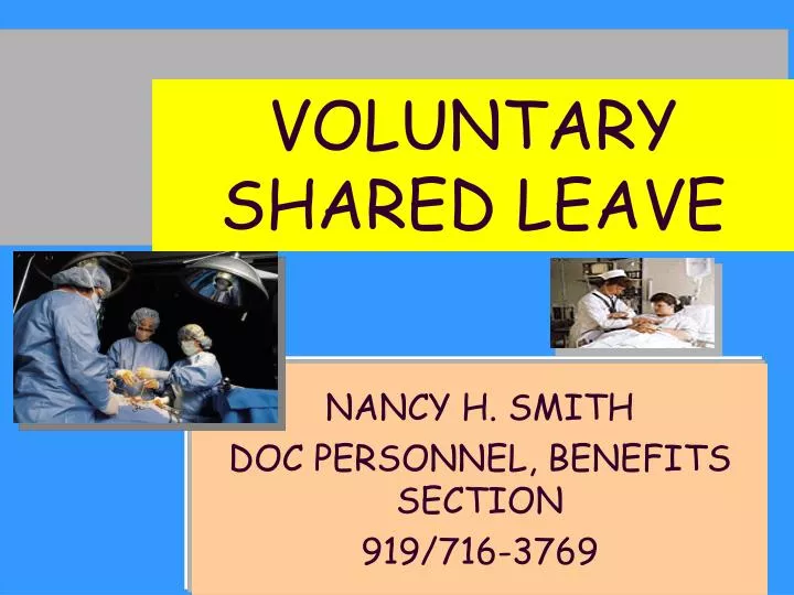voluntary shared leave