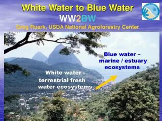 White Water to Blue Water WW 2 BW Greg Ruark, USDA National Agroforestry Center