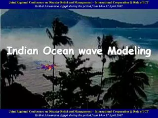 Indian Ocean wave Modeling