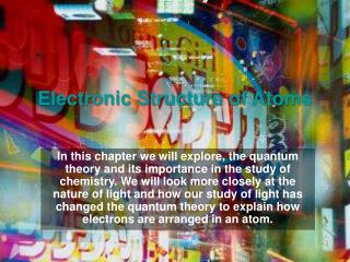 Electronic Structure of Atoms