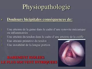 physiopathologie
