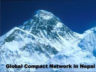 Global Compact Network in Nepal