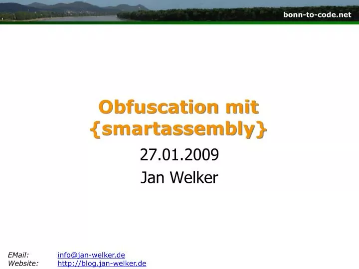 obfuscation mit smartassembly