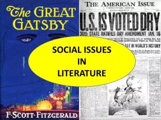 Social Issues in Literature