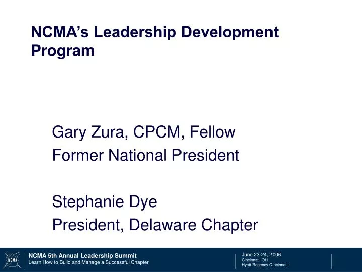 ncma s leadership development program