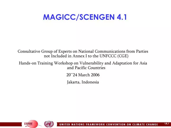 magicc scengen 4 1