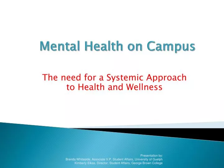 mental health on campus