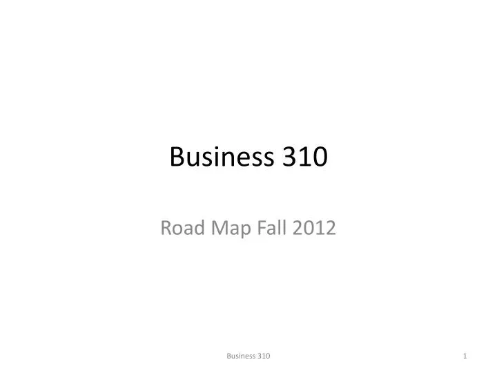 business 310
