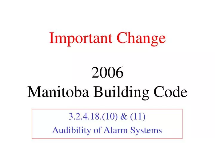 2006 manitoba building code